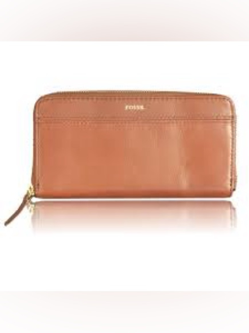 Fossil - Heidi Clutch - Wallet - Terra Cotta - Leather - Zipper